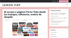 Desktop Screenshot of jamonpop.es