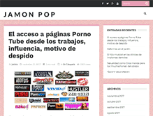 Tablet Screenshot of jamonpop.es